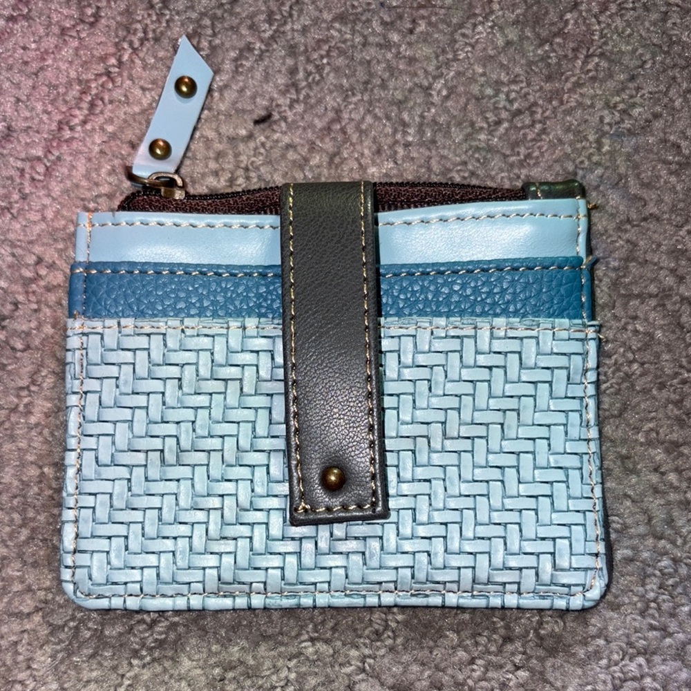 Stylish Blue and Gray Women's Card Holder